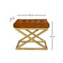 Atelier Del Sofa Capraz - Gold, Terracota